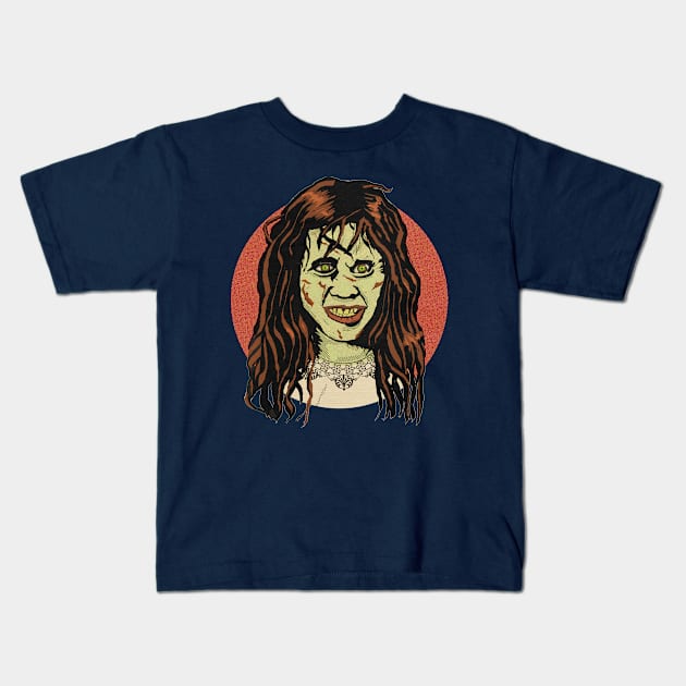 The Exorcist T Shirt Kids T-Shirt by Jeff Brawn Illustration